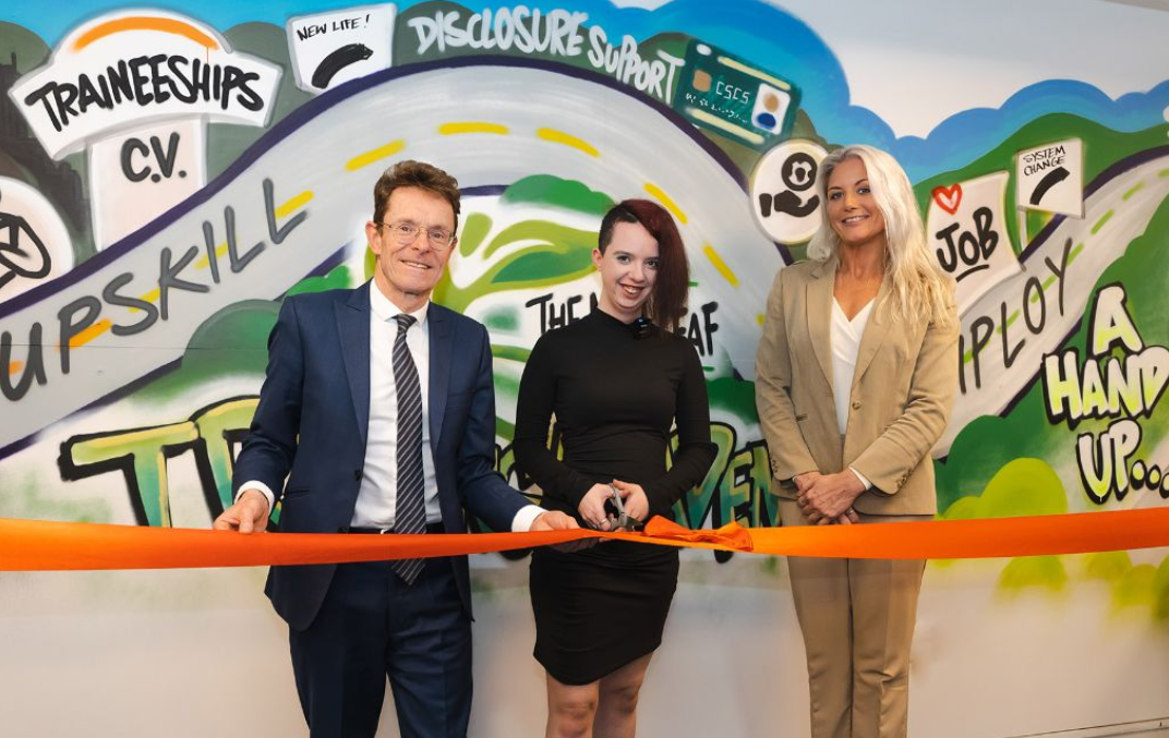 Andy Street visits New Leaf