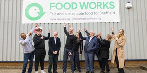 MPs Clive Betts and Rene Meijer with BSC staff