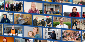 Collage of images showing service users and staff from Better Society Capital's portfolio