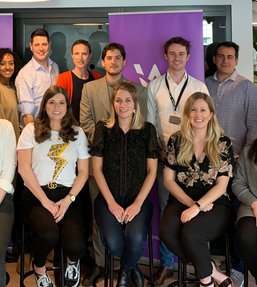Group picture of the Wagstream team