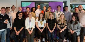 Group picture of the Wagstream team