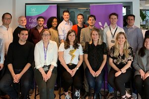 Group picture of the Wagstream team