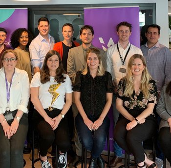 Group picture of the Wagstream team