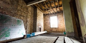 Attic under construction