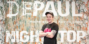 Liam, a benefactor of the Manchester Youth Homelessness prevention programme