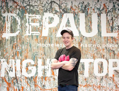Liam, a benefactor of the Manchester Youth Homelessness prevention programme