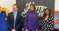 MP Lucy Frazer visits Harry Spectres Chocolate Factory, pictured with BSC CEO Stephen Muers
