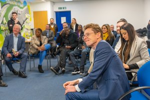 MP Andy Street visits New Leaf