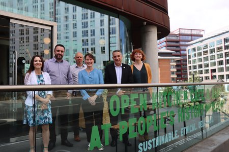 Open kitchen employees and team