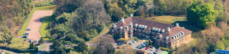 Overhead look down on a UK house