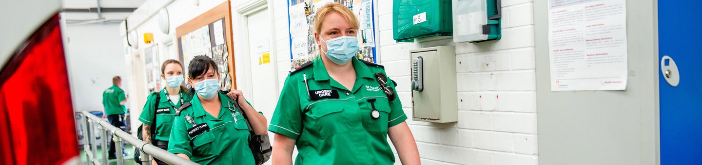 Respondents from St John's Ambulance service at work