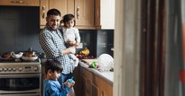 Family living at P3's housing