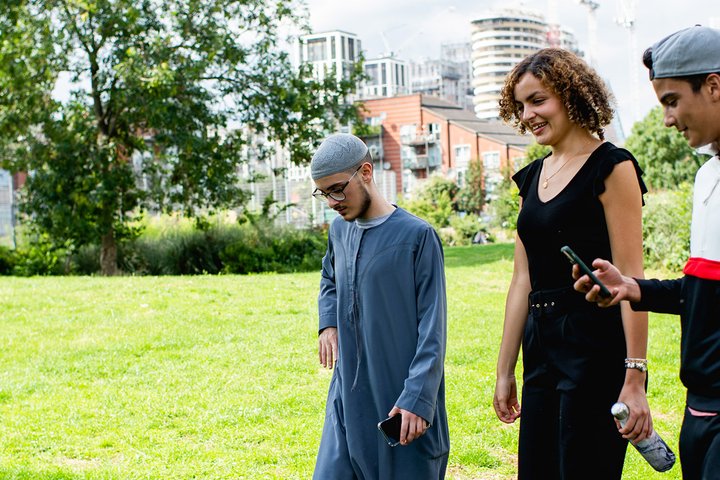 West London Zone benefactors and volunteers in discussion