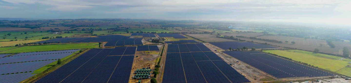 Large solar farm