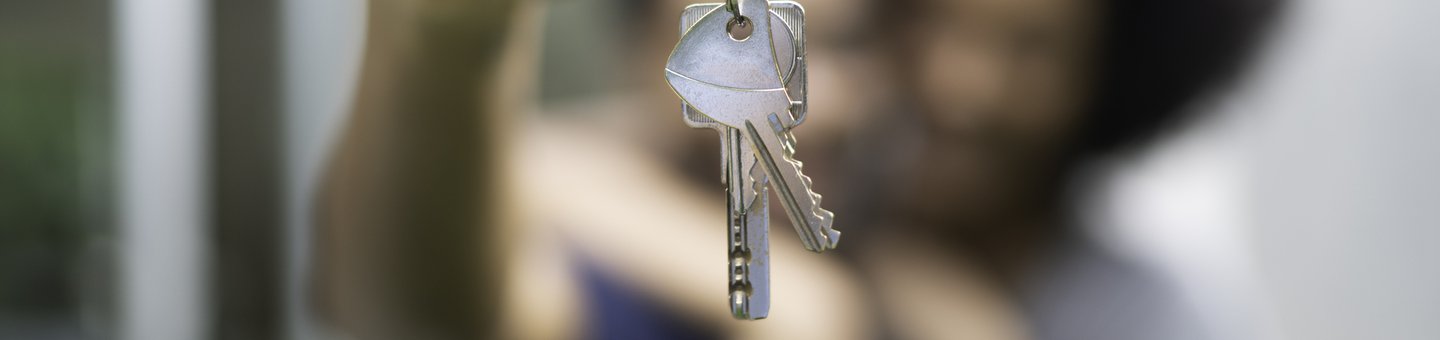 Hand holidng house key